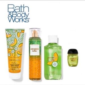 NEW Bath and Body Works Cucumber Melon Set + Free gift!